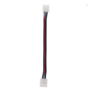 hal 4 pin 10mm 17cm rgb led tira de luz adaptador conector de alambre para 5050 led tira de luz
