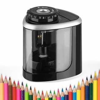 WORLD Durable Sharpeners Office Pen sharpener Pencil Sharpener Battery Operated for Colored Pencils Classroom School Supplies Student Automatic Electric Sharpener/Multicolor (9)