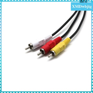 [wbjtg] cable usb a a 3rca, 1,5 m/5 pies usb macho a 3 rca macho jack divisor de audio video av compuesto cable adaptador para