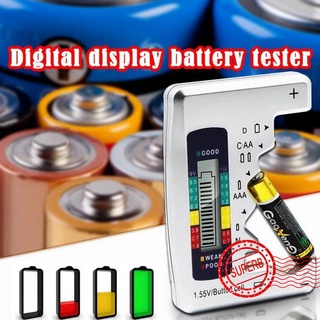 Probador de batería Lcd Digital Universal comprobador C d n botón Aaa U celda Aa 1.5V S O7Q1