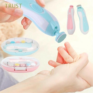 trust safe eléctrico trimmer esmalte de uñas recién nacido cuidado de uñas bebé manicura guardar esfuerzo archivo de los niños dedos de los pies dispositivo/multicolor