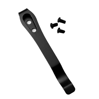 divertido cuchillo de bolsillo trasero de acero titular clip herramienta al aire libre plegable cuchillo titular de acero clip
