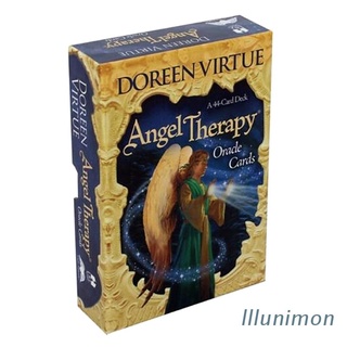 nimon angel therapy oracle tarjetas 44 cartas baraja tarot completo inglés juego de mesa