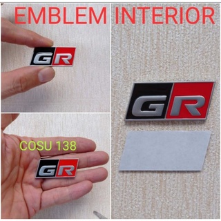 Gr Gazoo Sport Premium calidad Interior logotipo emblema