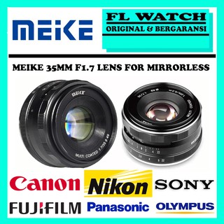 Meike lente 35MM F1.7 para M4/3 MFT cámara Panasonic Olympus sin espejo
