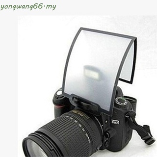 Yw 1PC pantalla suave portátil práctico Flash difusor accesorios Mini blanco creativo útil duradero para Canon Nikon Pentax cámara DSLR Olympus/Multicolor