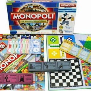 Monopoly internacional 5in1 Monopoly Monopoly International Monopoly juguete para niños