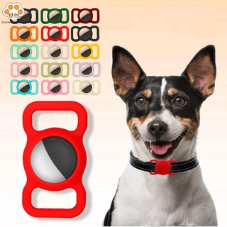 funda protectora de silicona para mascotas para apple airtag gps finder perro gato collar loop compatible con apple airtags accesorios para mascotas