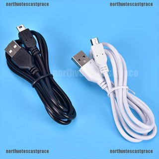 Nemx 1m largo MINI Cable USB sincronización y carga plomo tipo A A 5 pines B cargador de teléfono Grace