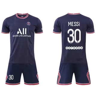 21/22 Paris Saint-Germain PSG Home/Away Jerseys hombres conjunto completo fútbol ropa deportiva Messi 30 Mbappe 7 Neymar 10 Ramos 4