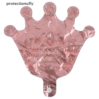 Pfmx Rosegold Crown Foil Balloons Prince Princess Baby Shower 1st Birthday Decoration Glory