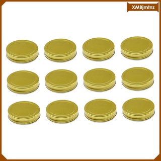 [MTNZ] 12pcs Regular Wide Mouth Storage Caps Mason Solid Lids Sealing Tightness Secure Food-Grade Anti-scratch for Canning
