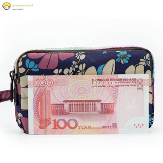 gm señoras lindo 3 capas portátil cartera bolso bolso cremallera bolso teléfono bolsa de crédito cartera titular de la tarjeta (8)