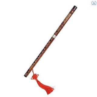 Llave De G Flauta Bitter bamboo Tradicional china Tradicional Instrumento Woodwind con bolsa De almacenamiento nudo chino Para niños Adultos principiantes