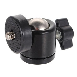 [shchuani] negro 1/4 360 giratorio mini tornillo de cabeza de bola para cámara trípode dslr soporte de cabeza de bola
