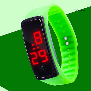 Nt reloj de pulsera de silicona Digital duradero para niños a la moda para estudiantes (7)