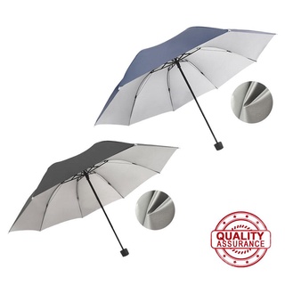 32cm Manual Umbrella Folding Double Three-fold Men Umbrella And Rain Sun Gift Umbrella And U2X8