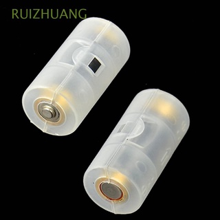 RUIZHUANG Practical Battery Converter 6pcs Battery Switcher Battery Adapter Case Storage Container Convenient Batteries Box Household Durable High Quality Battery Conversion Box/Multicolor