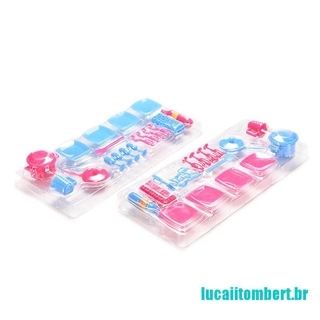 () 18 unids/set mini vajilla de cocina para barbies niños juego casa juguetes color aleatorio