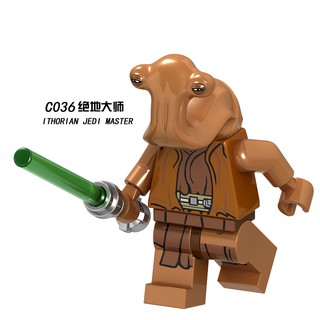 Star Wars Lego Minifigures General Grievous Jedi maestro Stormtrooper bloques de construcción juguetes C032-C039 (6)