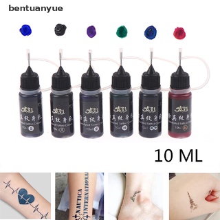 bentuanyue 10ml temporal tatuaje tinta fruta gel cuerpo arte pintura pigmento tatuaje jugo tinta mx