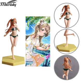 macrosky pvc anime modelo de acción decorativo bikini kotori minami figura coleccionable para amante del anime