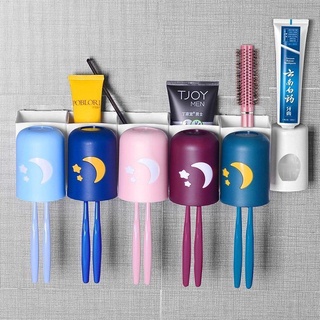 Soporte para cepillo de dientes de baño gratis Punch cepillo de dientes estante caja de almacenamiento Toiletout