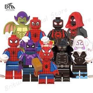 WM6052 En STOCK Lego Spiderman Lejos De Casa Minifigures Plástico Bloques De Construcción Juguetes Para Niños (1)