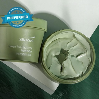 Nueva máscara de barro limpiadora de té verde de venta caliente 100 ml suave eliminar máscara limpieza y a profundidad H2P5