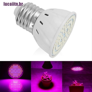 ❤()48/60/80 220V foco LED de luz E27 lámpara para planta hydropónica Full espectro