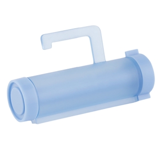 [HP] exprimidor de pasta de dientes de plástico enrollable para baño, gancho de pasta de dientes (7)