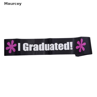 Maurcey 2021 Graduate Boy Girl Satin High School College graduación fiesta decoración mi (1)