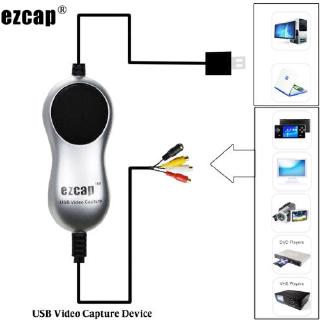 USB 2.0 captura de vídeo V8 Hi8 DVD VHS DVR adaptador grabadora convertidor de Audio de vídeo analógico a Digital para Windows 10 8.1 7