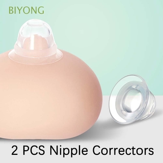 BIYONG Box Packaging Nipple Massager 2 PCS Nipples Aspirator Puller Nipple Corrector Women for Flat Inverted Nipples Invisible Nipples High Quality Girls Flat Suction Pregnant Accessories/Multicolor