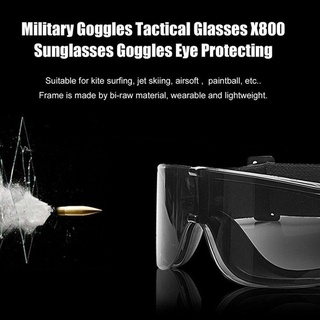 P9B9 X800 Glasses Field Explosion-proof Anti-impact Glasses CS Tactical Glasses D4I5 (8)