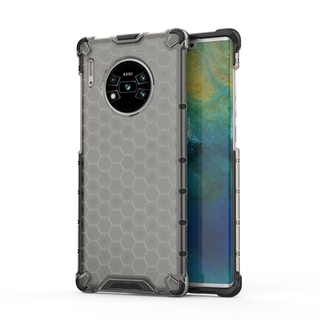 For Huawei Mate 20 / Mate 20 Pro / Mate 20X / Mate 30 / Mate 30 Pro Phone Case Honeycomb Rugged Hybrid Armor Cover TPU+PC Anti-Fall Phone Heavy Duty Protection Shell Casing