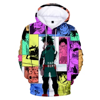2021 My Hero Academia Hoodie Sweatshirt Popular Anime My Hero Academia Hoodies Streetwear Pullovers