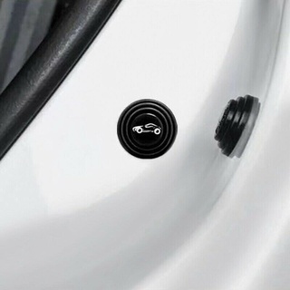 Yomi shop 8pcs puerta de coche amortiguador junta silenciosa a prueba de sonido de goma amortiguador Universal de automóviles junta de absorción de golpes (8)