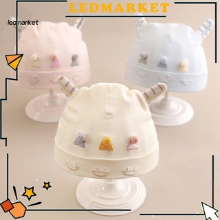 <ledmarket> gorra suave para bebés recién nacidos/gorra de algodón lavable a mano para niños pequeños
