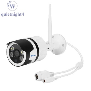 escam qf508 cámara de vigilancia, 1080p interior/exterior inalámbrico impermeable vigilancia visión nocturna cámara ip (enchufe de ee.uu.)