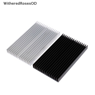 [WitheredRosesOD] Aluminum Alloy Heatsink 100MM Cooling Pad LED IC Chip Cooler Radiator Heat Sink Hot Sale