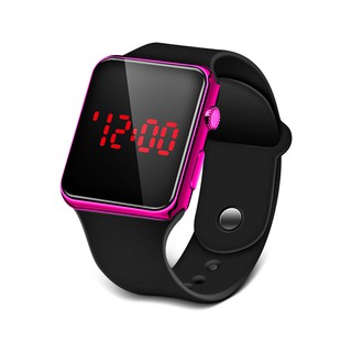 【XIROATOP】Reloj de pulsera Digital electrónico con LED y correa de silicona/reloj deportivo unisex (8)
