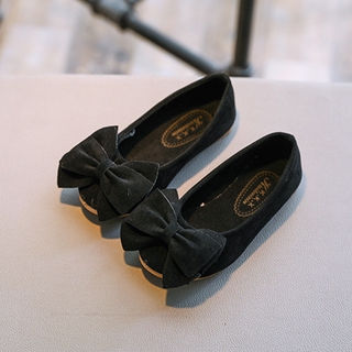 [FACC]zapatos puros de princesa con lazo de Color para niñas/zapatos individuales cómodos y resistentes al desgaste zapatos de un paso (4)