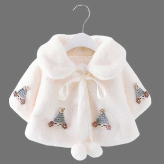 Fashion Girls Children's Clothing Spring And Autumn Jacket New Baby Faux Fur Coat Baby Coat Top (1)
