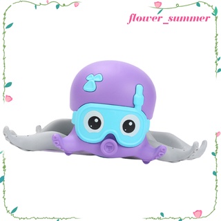 flotante pulpo baño juguete bañera juguete interactivo niños animales natación wind-up juguetes bebé ducha juguetes de baño con