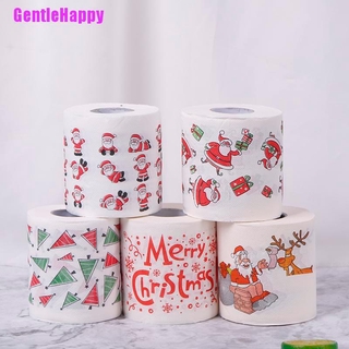 Gentlehappy - servilleta de mesa de navidad para casa, papá noel, baño, papel higiénico, decoración de navidad