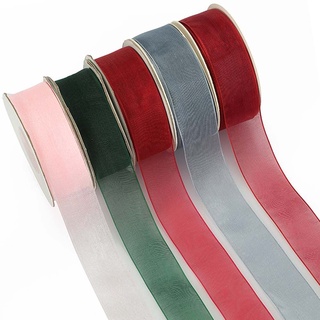 georgia01 12 mm organza cinta de satén cinta de regalo de boda fiesta diy tela de 50 yardas ropa de costura/multicolor (7)
