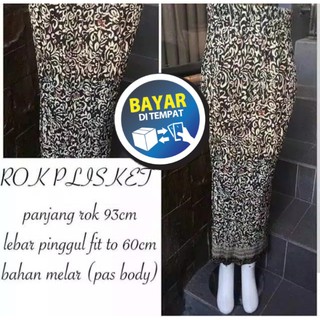 (Galería batik) batik falda plisket oro gusano motivo/falda instantánea/sello/falda subordinada kebaya
