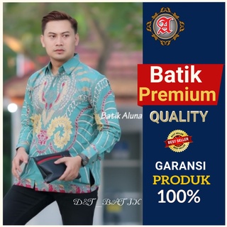 Última Premium Slim Fit hombres Batik camisa de manga larga camisa Slim Fit Batik Solo camisa