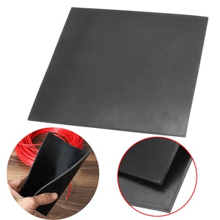 1pc Black 152*152*3mm Square Rubber Sheet Chemical Resistance High Temperature ☆goodhomemarket